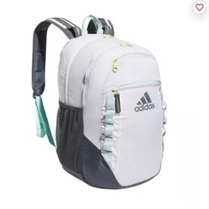 adidas Excel 6 Backpack- White/Purple
